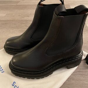 Proenza Schouler Leather Lug Sole Combat boot 37, made in Italy